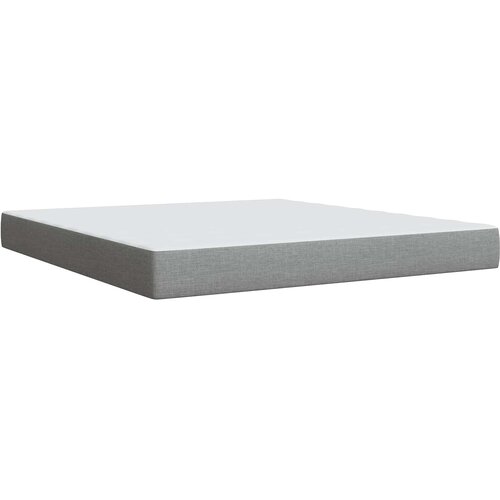  Boxspring krevet s madracem Svjetlosiva 180 x 200 cm Tkanina Slike