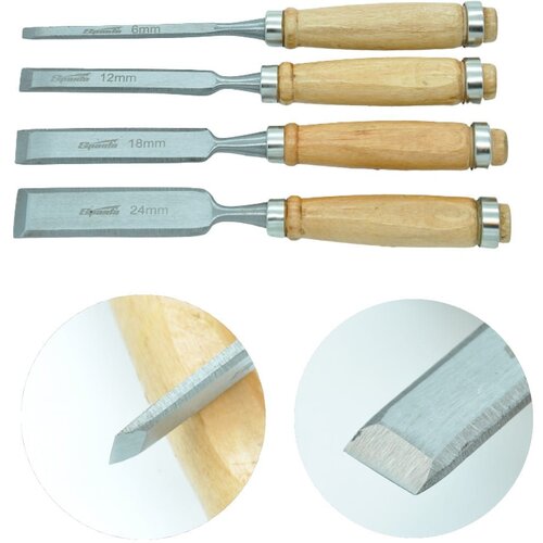  Set 4 lesenih dlet za rezbarjenje 300mm 6-24mm Cene