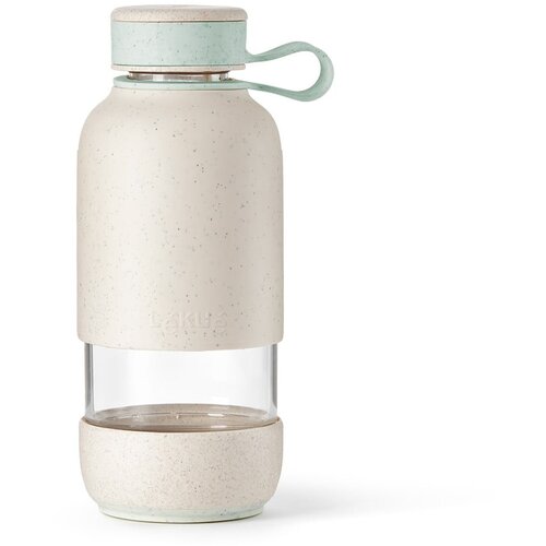 Lékué Kremno bela steklena steklenica za vodo za na pot 500 ml To Go Organic – Cene