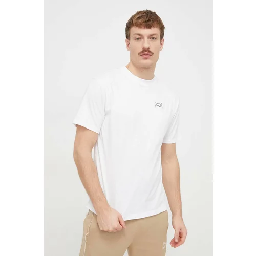 Puma Bombažna kratka majica moški, bela barva
