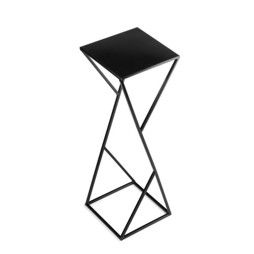  Stalak za cveće LOFT 70x23,5 cm crne boje Slike