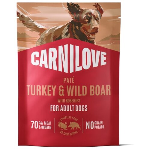 Carnilove Dog Adult vrečka, pate - puran in divja svinja - 300 g 300 g Cene