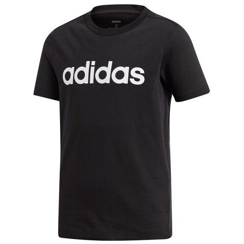 Adidas Majice s kratkimi rokavi JR Essentials Linear Črna Cene