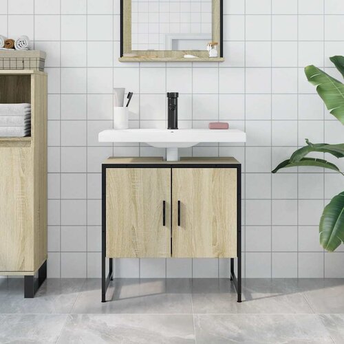  za umivaonik boja hrasta 60x33x60 cm konstruirano drvo Slike