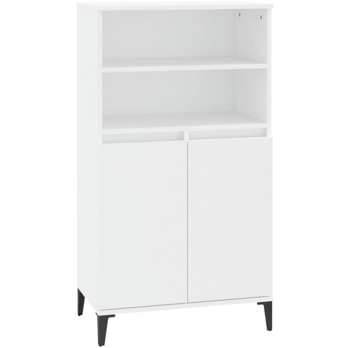 Maison Chic Visoka omara - Komoda - Predalnik Bela 60x36x110 cm inženirski les, (21719349) Slike