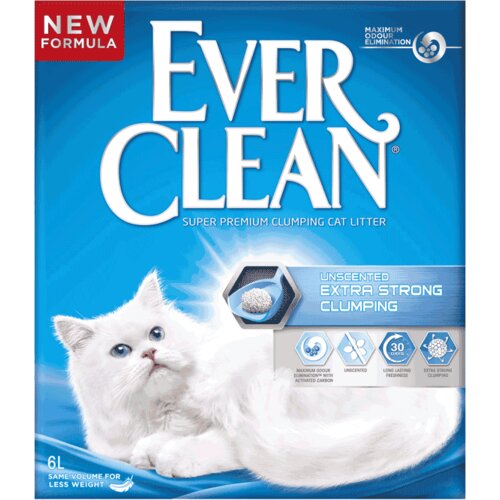 Everclean posip pogodan za dve mačke Extra Strong Unscented Cene