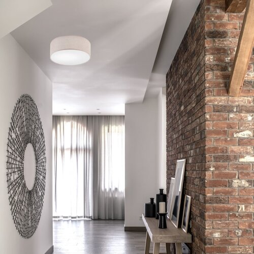  plafonska lampa monte 1xE27/60W/230V, prečnik 35 cm, bež Slike