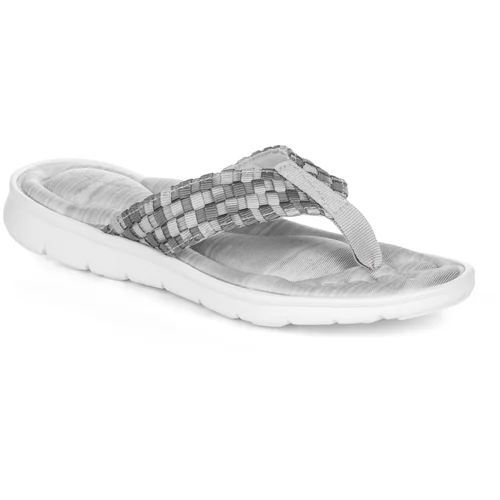 LOAP Women's flip-flops SILENTA Grey/White