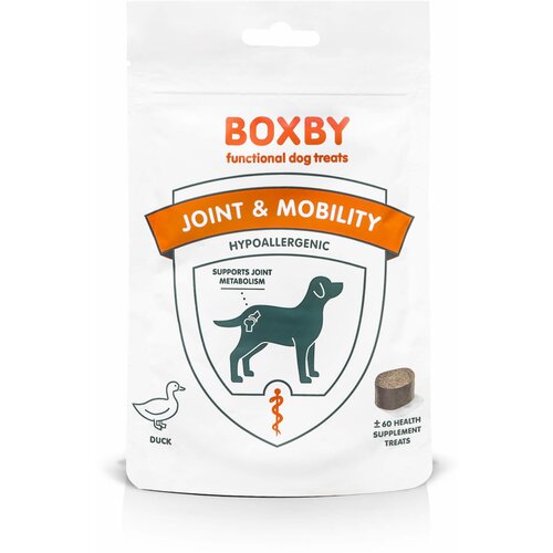 ProLine Pet Foods boxby joint & mobility hypoallergenic poslastica za pse - patka 100g Slike