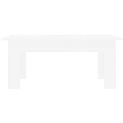  Stolić za kavu bijeli 100 x 60 x 42 cm od konstruiranog drva Slike