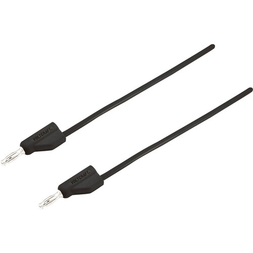 Voltcraft Merilni kabel [vtikač 4 mm - vtikač 4 mm] 1.5 m črne barve MSB-300 zložljiv drug v drugega, (20422884) Cene