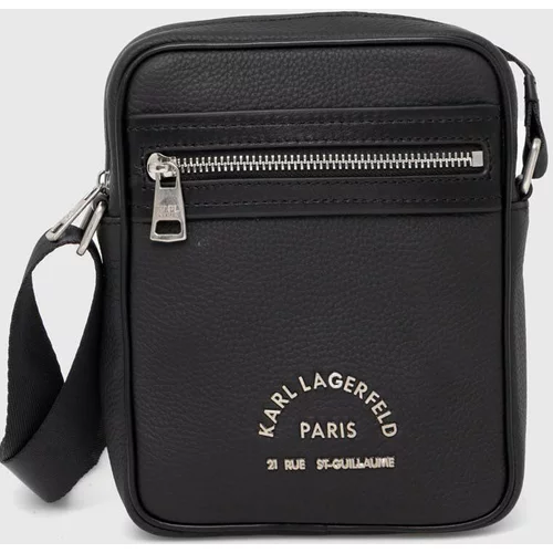 Karl Lagerfeld Kožna torbica boja: crna, 542451.815922