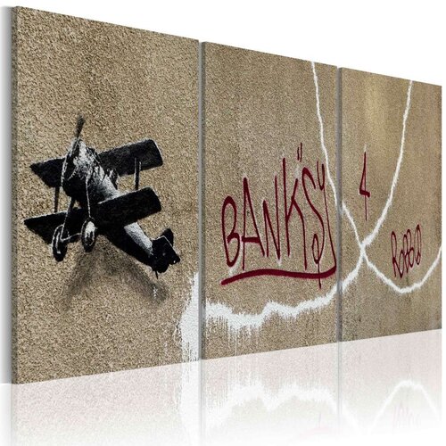  Slika - Airplane (Bansky) 60x30 Slike