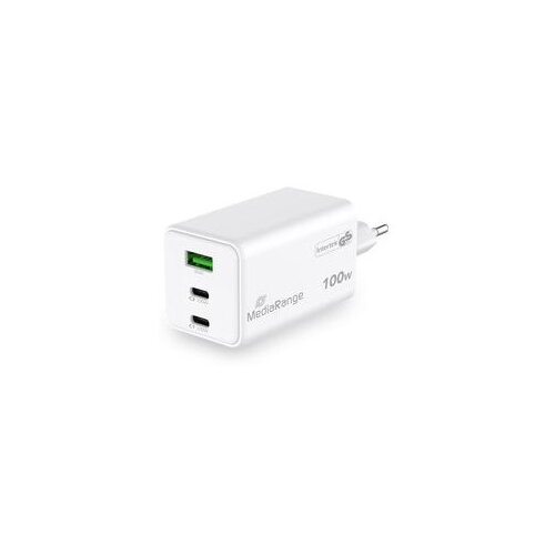  MediaRange MRMA123 mobile device charger Laptop, Smartphone, Tablet White AC Fast charging Indoor Slike