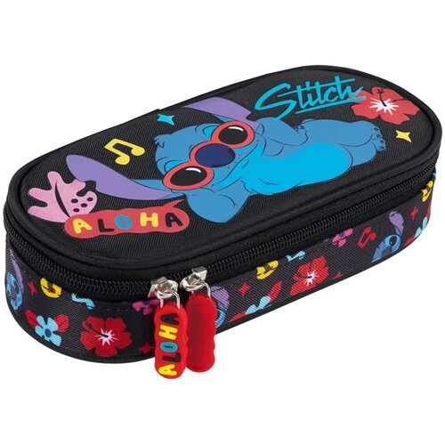 Unipap Disney Stitch Aloha crna ovalna pernica PC01 23x9,5x6 cm Slike