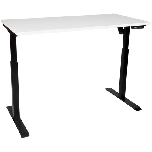  Elektropodesivi sto Ergodynamic A3, Sa jednim motorom, 1000 x 600 x 25mm, Beli Slike