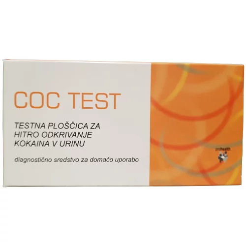  Abugnost COC Test, testna ploščica za hitro odkrivanje kokaina v urinu