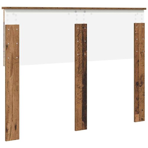  Uzglavlje s uzglavljem Staro drvo 135 cm Konstruirano drvo Slike