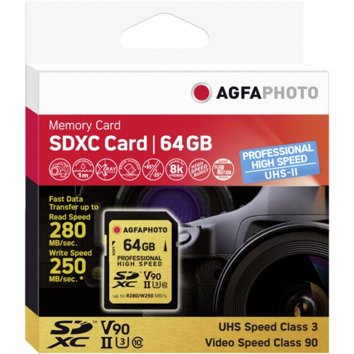 Agfaphoto SDXC UHS II 64GB Professional High Speed U3 V90 Cijene