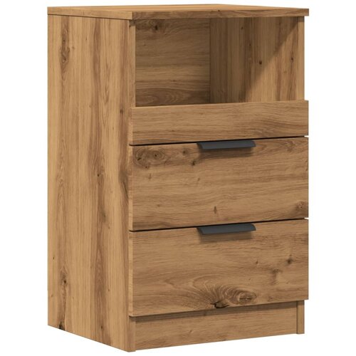 Maison Chic Nočna omarica - Nočna miza artisan hrast 40x36x65 cm inženirski les, (21686875) Cene