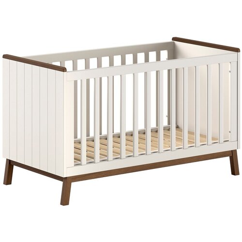 Vipack Bež dječji krevet od masivnog bora s uklonjivom stranicom/s podesivom visinom 70x140 cm Sezane &ndash; Cijene
