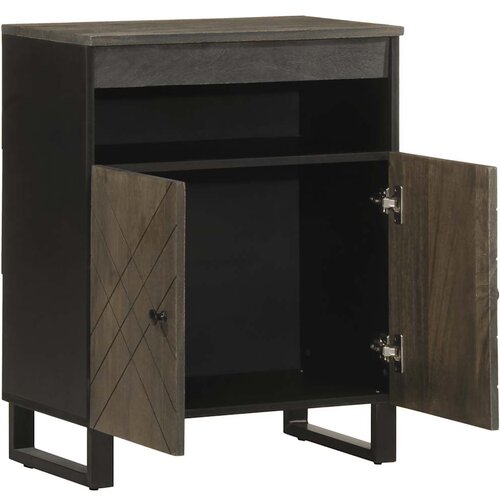 Maison Chic Komoda - Predalnik črn 60x33x75 cm trden mangov les, (21721906) Slike