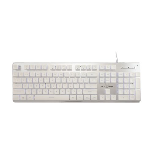 WHITESHARK GK 003241 TACHI White Keyboard - US Cene