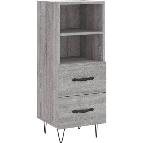 Maison Chic Komoda - Predalnik siva sonoma 34,5x34x90 cm inženirski les, (21717952) Slike