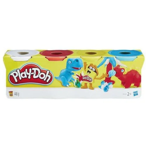 PLAY-DOH set plastelin s 4 lončki - trendovske barve