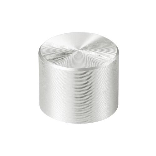 TRU COMPONENTS TC-11613868 okretni gumb s gumbom za obilježavanje srebrna (&amp;Oslash; x V) 17 mm x 13 mm aluminij, plastika 1 S Slike
