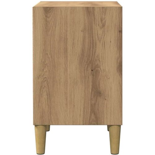 VidaXL Noćni ormarić Artisan hrast 40x30x50 cm izrađeno drvo Slike