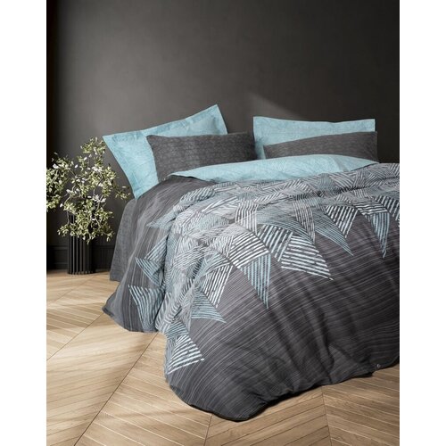 Lessentiel Maison komplet posteljine arel, 200x220 cm, antracit Cene