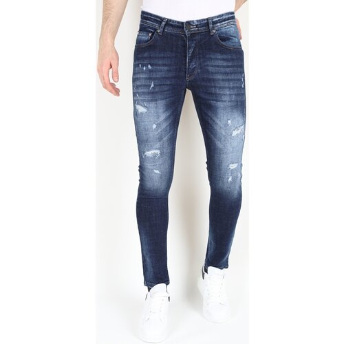 Mario Morato Kavbojke slim 148659517 Modra Cene