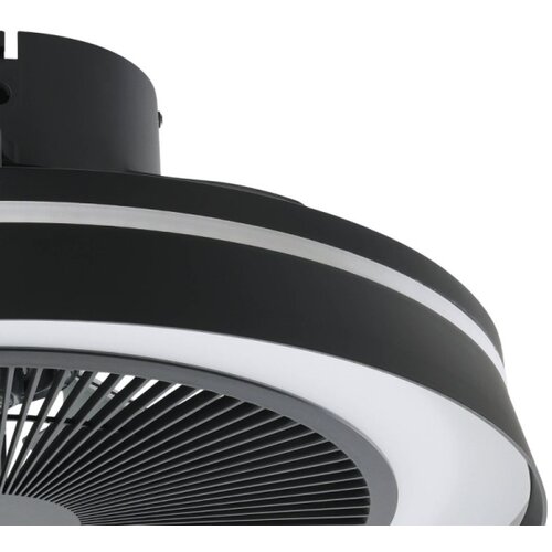 Eglo 35196 - LED RGBW stropni ventilator TRINIDAD 3xLED/8,5W/230V+LED/6W crna+daljinski upravljač Slike