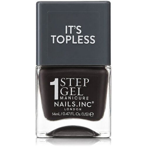 Nails Inc. It&amp;rsquo;s Topless 1 Step Gel Nail Polish (Emily) 14 ml Slike