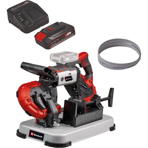 Einhell Akumulatorska stacionarna trakasta testera TE-MB 18/127 U Li + 2,5 Ah Starter Kit 4504215/3810000033 Cene