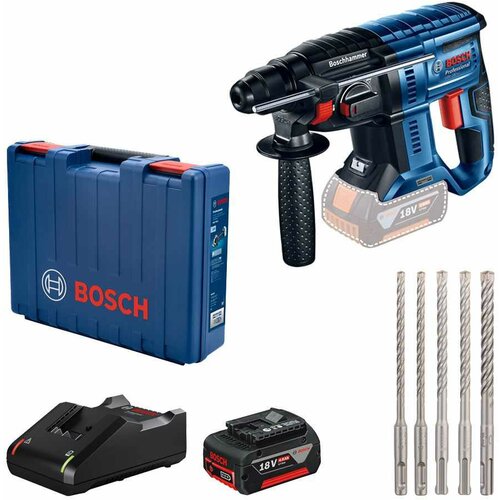 Bosch GBH 180-LI 1x4,0 Ah + 5-delni set SDS plus 5x burgija (0615990M9C) Cene