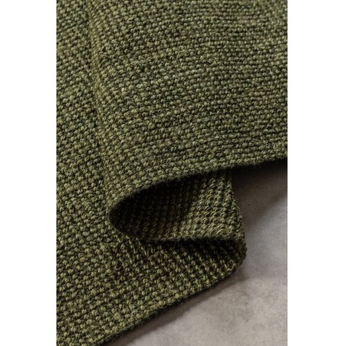 Hanse Home Kaki zelena staza jutena 80x200 cm Boucl&amp;eacute; &amp;ndash; Slike