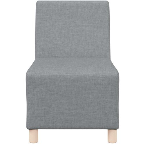  Modularna sofa bez naslona 3 pcs Svijetlo siva 55 x 74 x 82 cm Slike