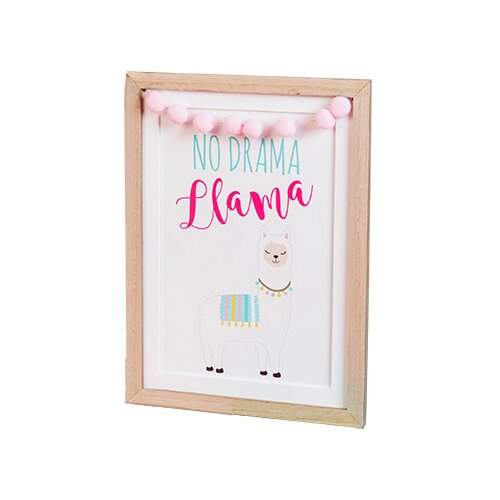 Widdop & Co. ram za sliku - llama no prob pink pom pom Cene