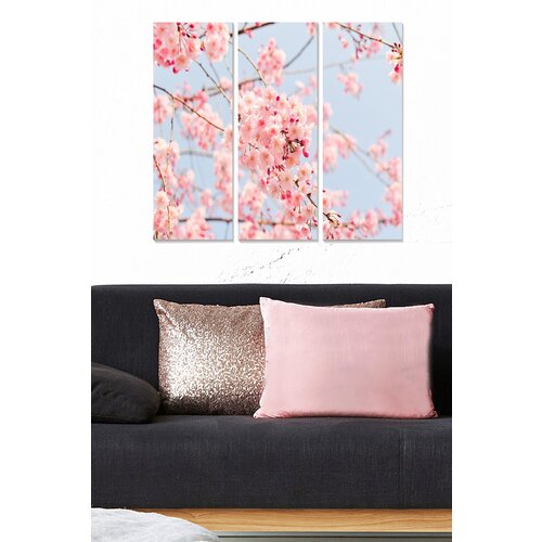 Wallity MDF1225186 multicolor decorative mdf painting (3 pieces) Slike