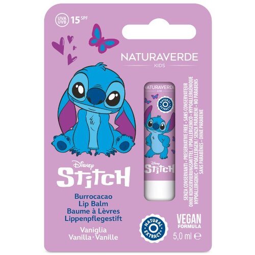 Naturaverde Stitch Balzam za usne aroma vanile, spf15, 5ml Cene