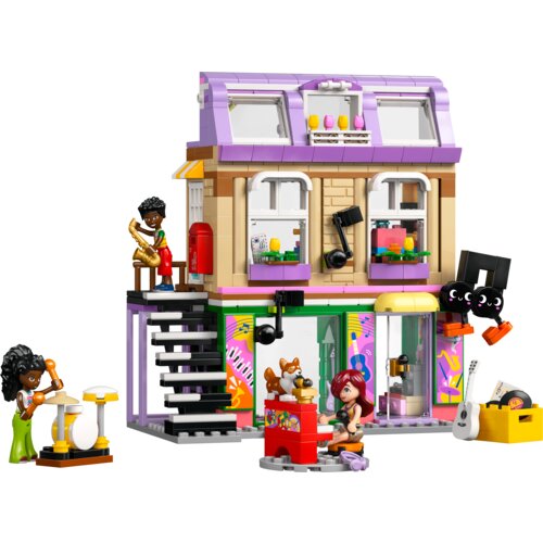 Lego Friends 42653 Glasbena trgovina in stanovanje Slike