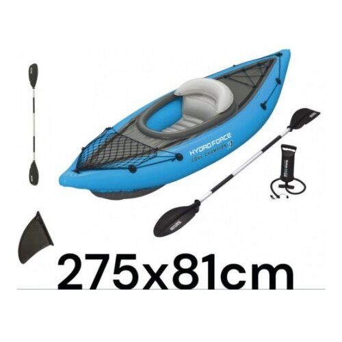 Bestway Kajak komplet Hydro-Force™ Cove Champion™ X1, 275 x 81 x 45 cm - 1 k. Cene