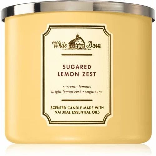 Bath & Body Works Sugared Lemon Zest dišeča sveča III. 411 g