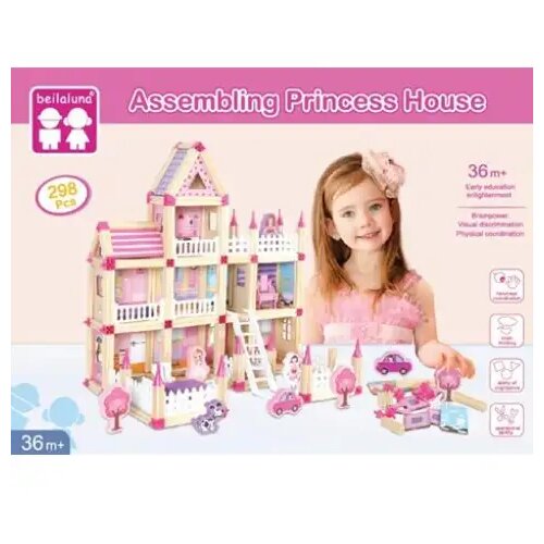 Magic Toys Drveni ružičasti set igračaka sa dodatkom Cijene