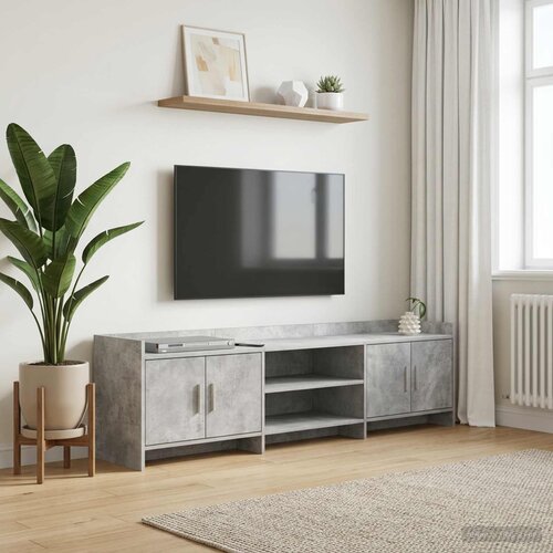 TV ormar 168 x 33 x 47 cm Betonska siva Konstruirano drvo Cijene