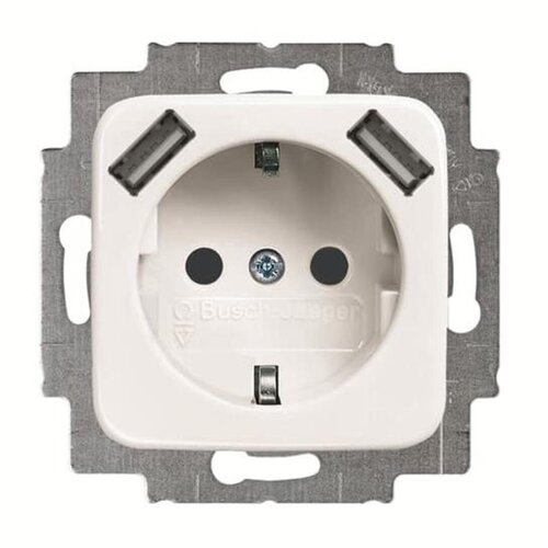 Busch-Jaeger SCHUKO-2x vtičnica USB 20 EUCB2USB-214, (20888294) Cene