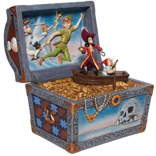 Enesco disney figura peter pan scena z zakladom, (20839256) Slike