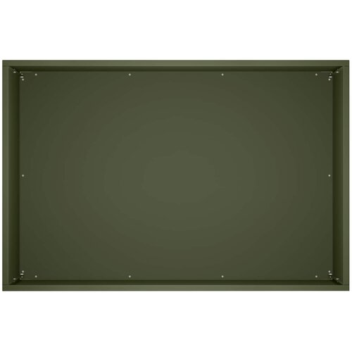  Vrtna saksija Maslinastozelena 60 x 40 x 40 cm Čelična vrata Slike